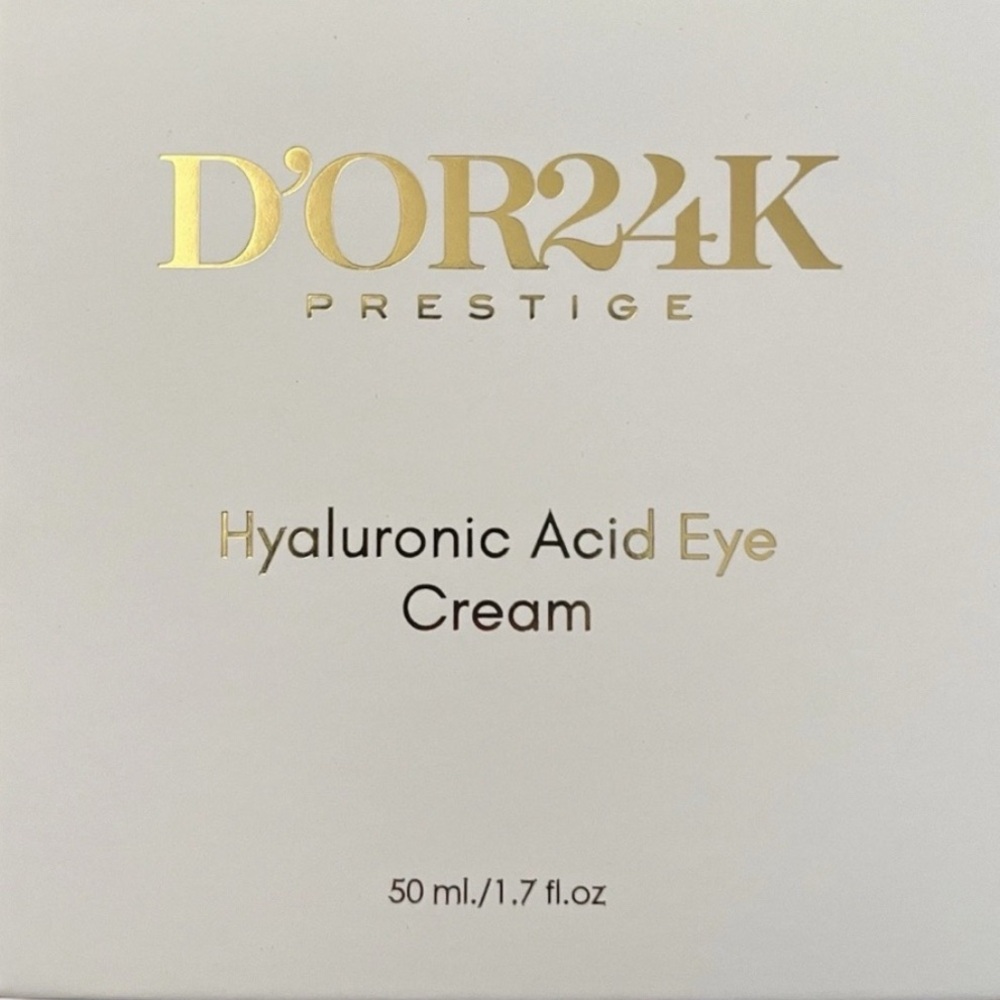 D’OR 24K Prestige Hyaluronic Acid Eye Cream – 1.7 oz / 50 ml NIB